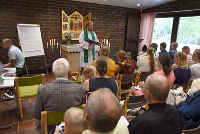 S:t Johannes ev-luth församling firade 10-årsjubileum Söndagen den 5 augusti 2018 firades S:t Johannes ev-luth församlings 10-årsjubileum på Alskathemmet utanför Vasa.