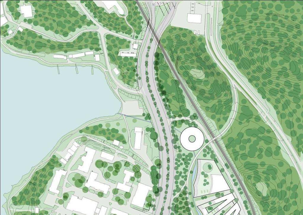 SID 14 (19) Försänkningen möjliggör att lokalprogrammet, med dagsljusbelysta lokaler, kan