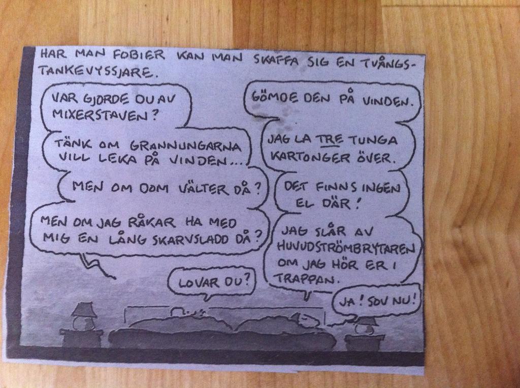 Oro och tröst:
