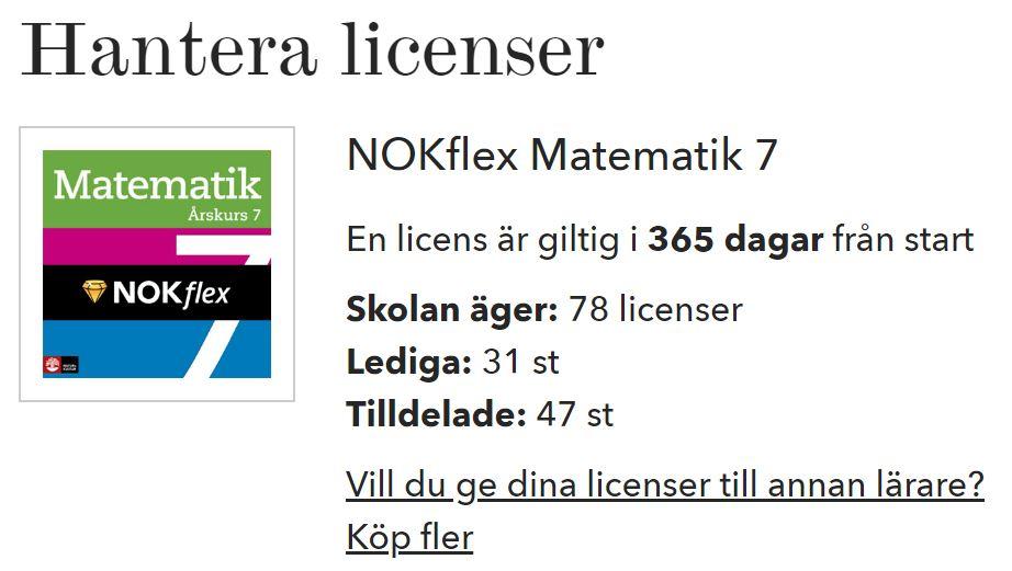 6. Administratör kan göra mer Det är bra om det på skolan finns en eller ett par administratörer med övergripande kontroll över licenser och konton.