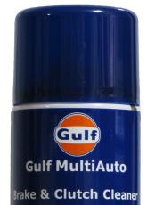 GULF BRAKE & CLUTCH CLEANER Innehåller speciella rengörande ämnen