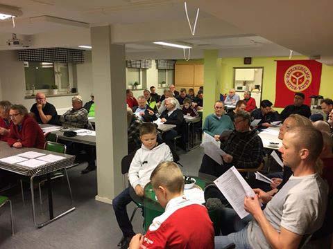 ÅRSMÖTE 12 FEBRUARI Nära 50 medlemmar på årsmötet, som avslutades med prisutdelningar