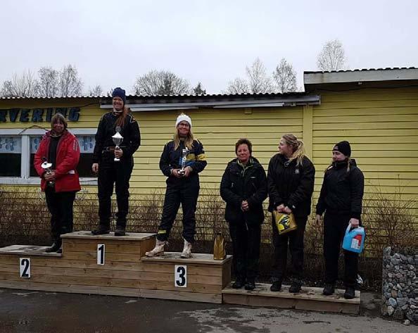 Det var första Folkracetävlingen i Eskilstuna och det kom 72 stycken i tre klasser och i Dam Veteran klassen var dom 22