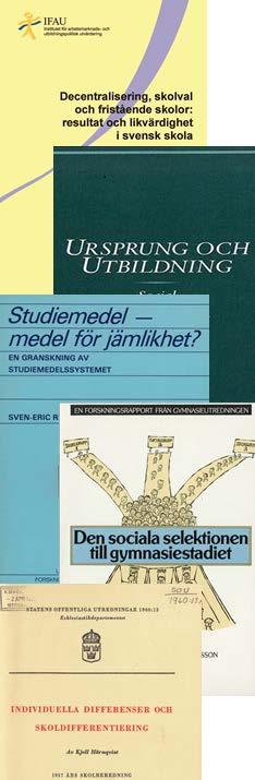 UGU i policy och debatt Underlag till statliga utredningar, framför allt inom utbildningsområdet