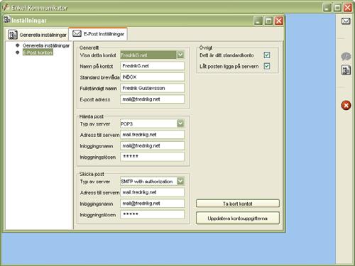 ENKEL KOMMUNIKATOR En kommunikations applikation gjord i Java, där