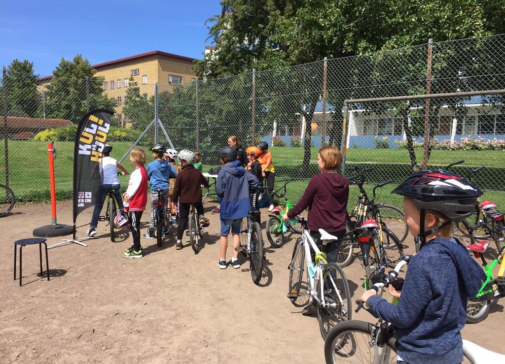 cykelskolan som syftar till att öka barns rörelsefrihet i