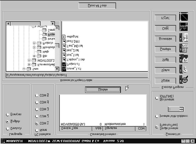 Programvara Installation. Programvara MOVITOOLS Applikationsmodulen "Dragspänningshaspel" är en del av SEW-programvaran MOVI- TOOLS (version. och senare).