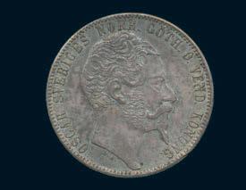 20 kronor 1877. SM 6. 1+/01 repor. 1.300 944 Oskar II.