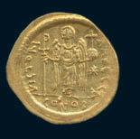 Wladislaus IV. Ducat 1635 Thorn. KM 22.1. 3,35 g. Creased F-VF has been mounted. 5.000 1005 Ancient Coins. Byzantine. Justin II 565-78.