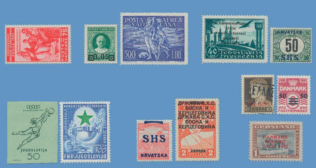 ex 1674 ex 1676 ex 1681 ex 1686 ex 1680 ex 1682 1680 ** 2 stock books UM stamps and minisheets 1949-69. 1.000 1681 *-** Stock book with Croatia postage due, eg Mi 34 Z (signed) and occupation areas.