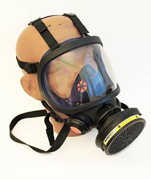 fläktdrivet filter som bärs i ett bälte Fördelar: Ger mycket bra skydd för både andningsvägarna och ögonen. Inget andningsmotstånd. Finns i olika utföranden, t.