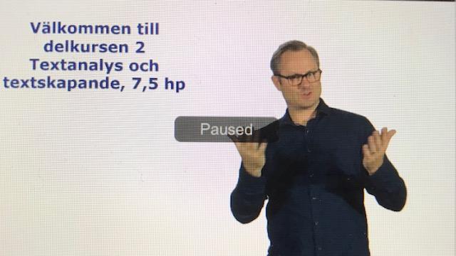 mottagare som är nya på kursen eller inför nytt kapitel, andra delar i föreläsningsmaterialet uppvisar ingen anpassning.
