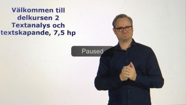 6.9. Tydliga pauser och övergångar En paus som punkt efter en mening (Fig. 6.