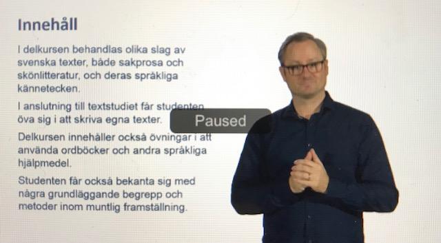 föreläsningsmaterialet som är inspelat i studion. (a) (b) (c) Fig. 6.
