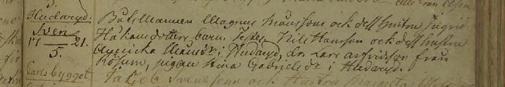 med Maja Stina Petersdotter från Svenarum den 9 november 1844 i Vrigstads församling. [254] Sven Daun är då 56 år och Maja Stina Petersdotter är 52 år. Äktenskapet blir barnlöst.