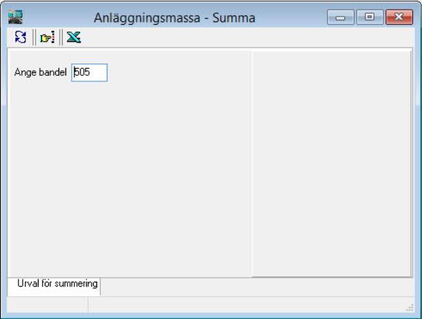 Sida 18 Ny specialrapport Anläggningsmassa Summa Summering av diverse objekt och indelningar per