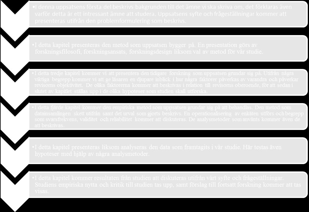 studie kommer vi dock att fokusera uppsatsens frågor ur revisorns perspektiv.