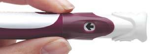 Hur du ska aktivera en ny Lyxumiapenna Steg 1 Ta bort skyddslocket och kontrollera pennan Kontrollera vätskan. Den ska vara klar och färglös utan några partiklar. Om inte, använd inte denna penna.