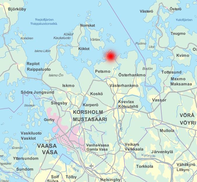 2 2. PLANERINGSOBJEKT OCH INFLUENSOMRÅDE Planläggningsområdet utgörs av delar av fastigheten GRÖNLUNDS RN:r 21-6 och hela fastigheten NORDPÅLEN RN:r 21-7 i Korsholms