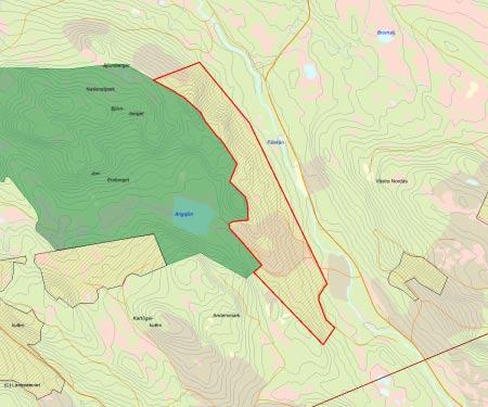 Länsstyrelsens bedömning Hela området utom om fröträdsställningen har mycket höga naturvärden. De norra delarna håller lika hög klass som själva nationalparken.