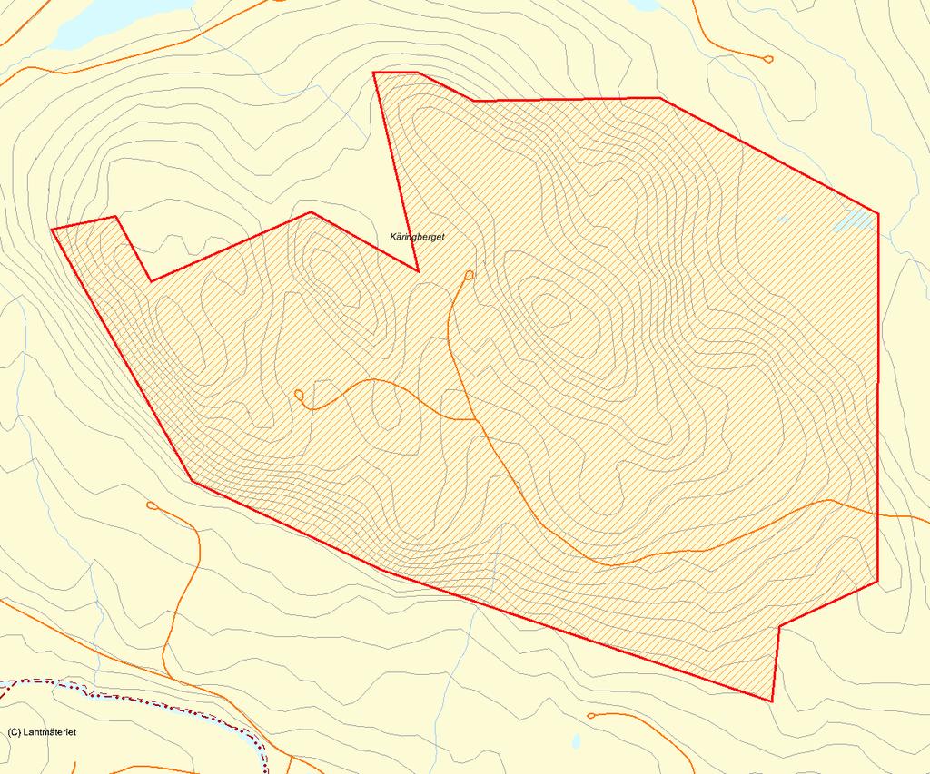 Länsstyrelsens bedömning Käringberget är ett stort och välarronderat naturskogsområde som har mycket höga naturvärden knutna till de urskogsartade tallskogarna, med flerhundraåriga tallar och gott om