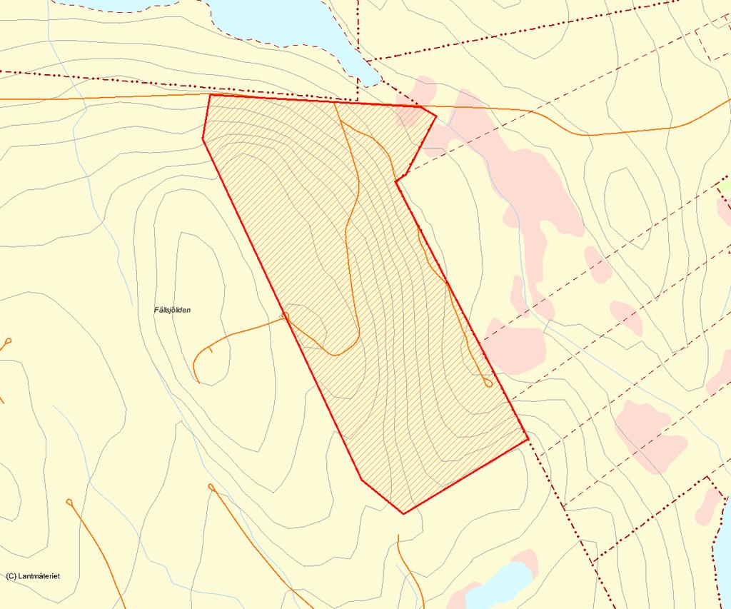 Länsstyrelsens bedömning Fällsjöliden-Nybrännan utgör ett landskapsutsnitt med en mosaik av lövrika brännor och hänglavsrika brandrefugier.