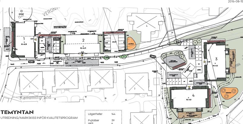 2016-09-23, sid 5 (7) Figur 2. Situationsplan. Ny planerad bebyggelse arkeras ed blått. 2 Bedöningsgrunder Riktvärden för trafikbuller finns angivna av ett antal yndigheter.