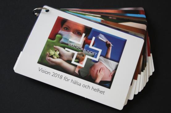 Vår vision 2018 för hälsa och helhet Kongressen 2008 enades om en gemensam vision för Vårdförbundet: Vårdförbundet är den kollegiala mötesplatsen och självklara organisationen för legitimerade