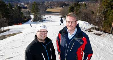 Vintersportare från regionen söker under några intensiva veckor upplevelser i Oskarshamn, i den centralt belägna anläggningen.
