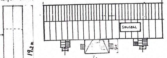 Undersökningsresultat Hammarsmedsgården carport garage Figur 2. Hammarsmedsgården med undersökningsområdet där platserna för garaget och carporten är markerade.