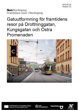 15 (23) Gatuutformning för framtidens resor på Drottninggatan, Kungsgatan och Östra Promenaden, 2018-05-28 Kollektivtrafikens kapacitet i nordsydlig riktning genom centrum är helt avgörande för att