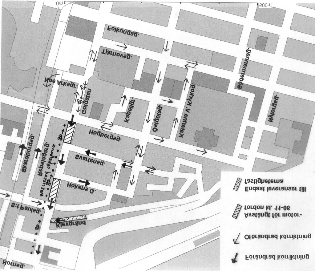 Förslaget går ut på att Götgatsbackens riktning ändras så att gatan blir enkelriktad norrut, från Högbergsgatan mot Hornsgatan med möjlighet till angöring endast på östra sidan.