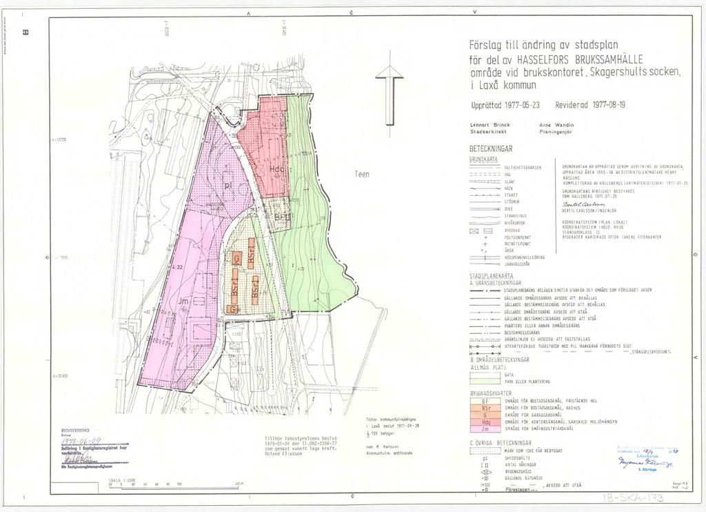 Ändring av stadsplan för del av Hasselfors Brukssamhälle, område vid brukskontoret (18-ska-173) Tematiskt tillägg (LIS-områden) I gällande LIS-plan som är ett tematiskt tillägg till översiktsplanen