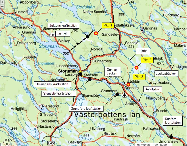 Samrådshandling Juktån, etapp Tjangarn ned till Gunnarn