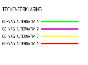 I den norra delen där gång- och cykelvägen föreslås gå utmed den befintliga infarten till Västervik finns ett flertal större lövträd.