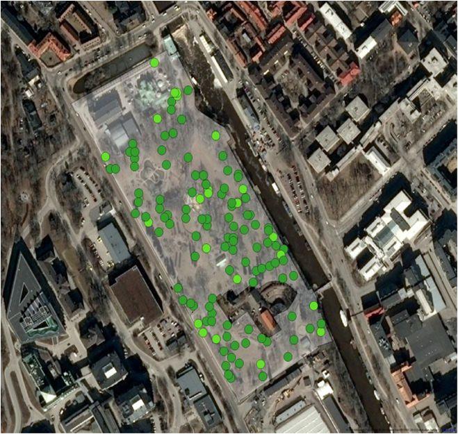 Skräpsituation: Genomsnittligt antal skräpföremål per 10 m 2 fördelat efter upplevd skräpsituation Upplevd skräpsituation Skräp % Ej nedskräpad 0,16 E 81 Lätt nedskräpad 1,21 E 19 Ganska nedskräpad *