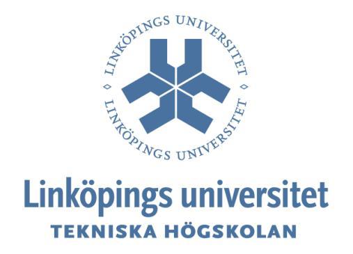 ITN Elteknik och Automation Tekniska högskolan vid Linköpings universitet Uppdatering av produktkalkyler och verifiering av