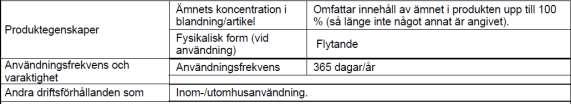 2.3 - Bidragande scenario som styr exponeringen av arbetstagare för PROC10 Applicering med roller eller strykning (Inbegripet rengöring av ytor) 3 - Exponeringsuppskattning och hänvisning till dess