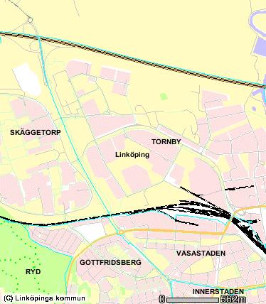 1 Inledning 1 3 4 Studerad korsning Figur 1.3 Förutsättningar för prognosen "150 grund" Studerad korsning Figur 1.