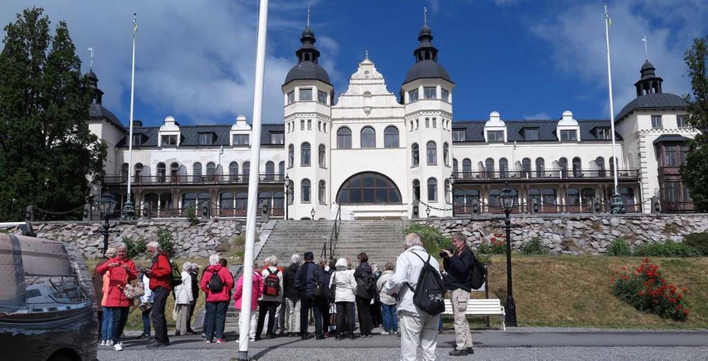 Kulturstund i Saltsjöbaden Saltsjöbadens historia började med att Knut A.