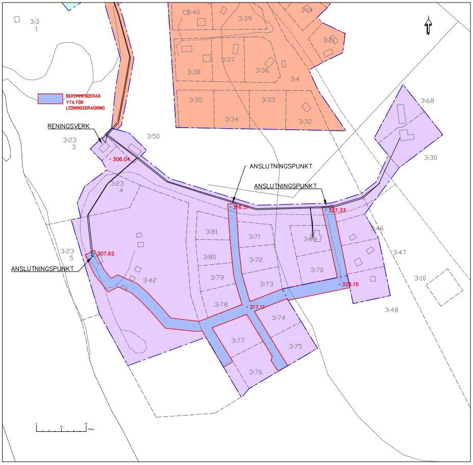 Morän med inslag av block 80% Vidare utredning kring geoteknik och grundvatten utförs under fas 1. 3.2 Område B 