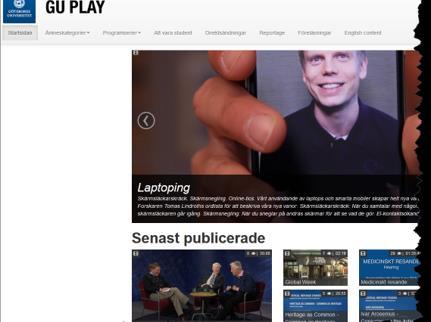 Video och videomöten för utbildning (VidU) Delprojektets uppdrag är att utrusta ett antal lärosalar för inspelning och direktsändning att integrera lärplattformen GUL med videoplattformen GU Play att