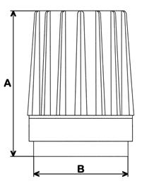 EX-belysning i rostfritt stål till clampbelysningsglas Utförande: Passar artikel 592. Sidan 4:25. Anslutningsspänning: 12-240V DC eller AC beroende på effekt, se tabell.