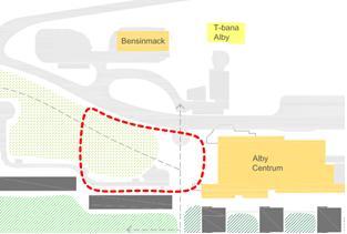 1 INLEDNING 1.1 UPPDRAGSBESKRIVNING Väster om Alby centrum planeras en nybyggnation av flerbostadshus från Botkyrkabyggen (se Figur 1).