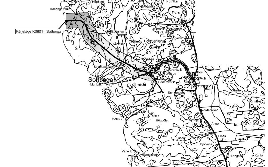 även Bilaga 1-3 för plan- och profilritningar för respektive utredningsalternativ samt Bilaga 21 för beskrivning av vägförslaget och Bilaga 20 för redovisning av de geotekniska åtgärderna. 5.