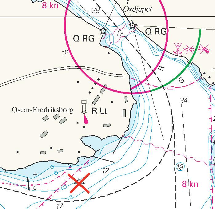 9 Nr 279 * 5921 Sjökort/Chart: 6142 Sverige. Norra Östersjön. Stockholms skärgård. Solöfjärden. SO om Rindö. Förtöjningsboj indragen.