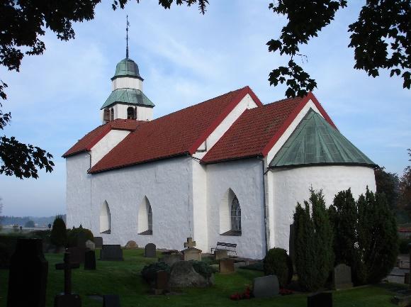 Skummeslövs kyrka Kyrkan är en av Hallands äldsta kyrkor och ligger på ett gammalt fornminnes- och kultområde.