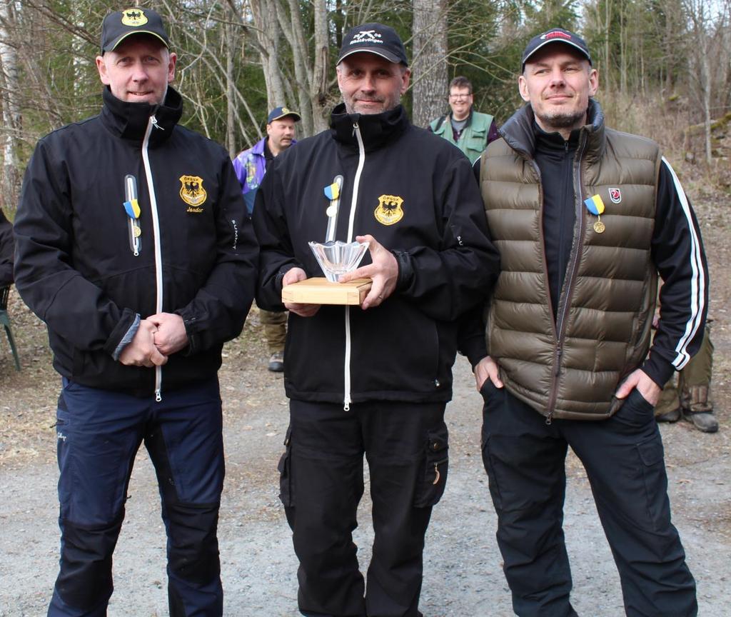 Lagtävling vapengrupp C Kristallskål Orion från Orrefors Örebro PSSK Lagtävling vapengrupp C 1 Örebro PSSK 133/94 Daniel Jander 46/32 P-O Andersson 46/32 Fredrik Tjepljak 41/30 2 Ramsbergs PSK 1