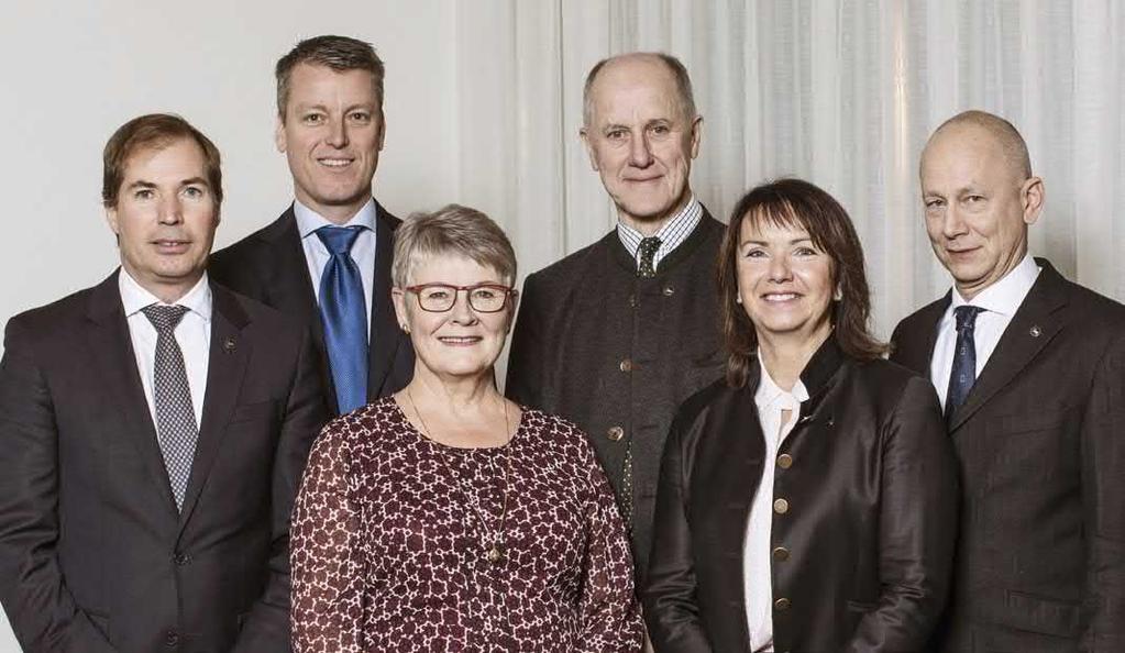 STYRELSE Anders Bengtsson, Anders Nelson, Maud Olofsson, Bob Persson, Ragnhild Backman och Tomas Mellberg. Bob Persson Styrelseordförande sedan 2011 och styrelseledamot sedan 2007, född 1950.