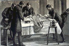 Sir James Simpson (1867) The man laid on the operating table on our surgical hospital